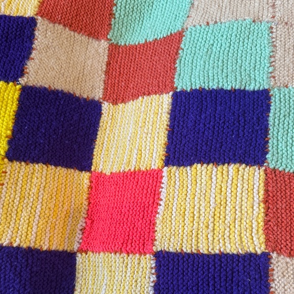 Colorful Patchwork Throw Blanket - Picture 3 of 4